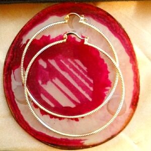 Three Colors gold plated Hoops.